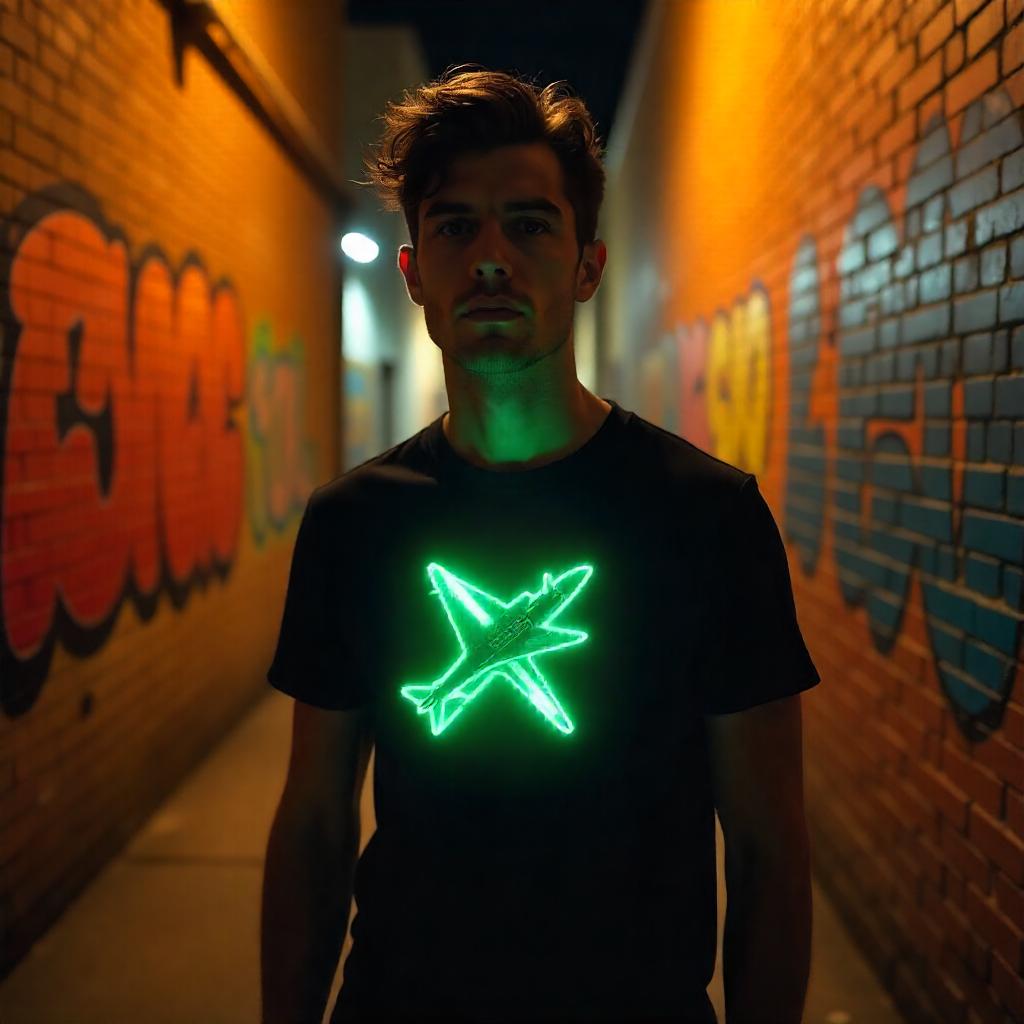 Remera logo fluor
