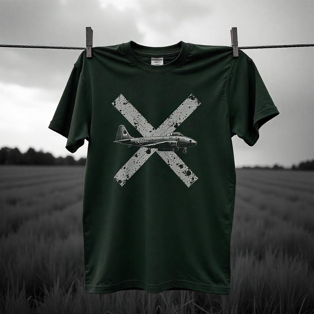 Remera verde con logo